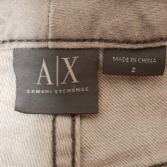 Armani Exchange RN 91714 Straight Leg Jeans Size 2 - Picture 2 of 6